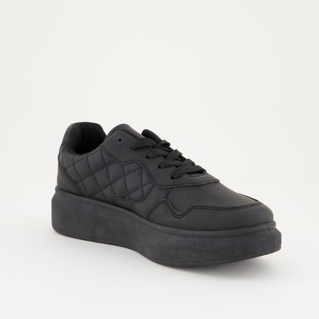 FF Quilted Lace Up Sneaker - Fashion Fusion 99.00 Fashion Fusion