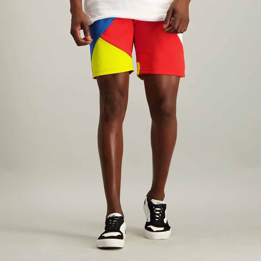 Colourblock Shorts - Fashion Fusion 59.00 Fashion Fusion