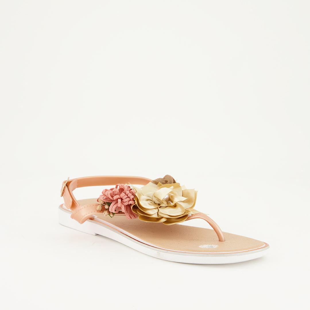 Flower Detail Sandal - Fashion Fusion 169.00 Fashion Fusion