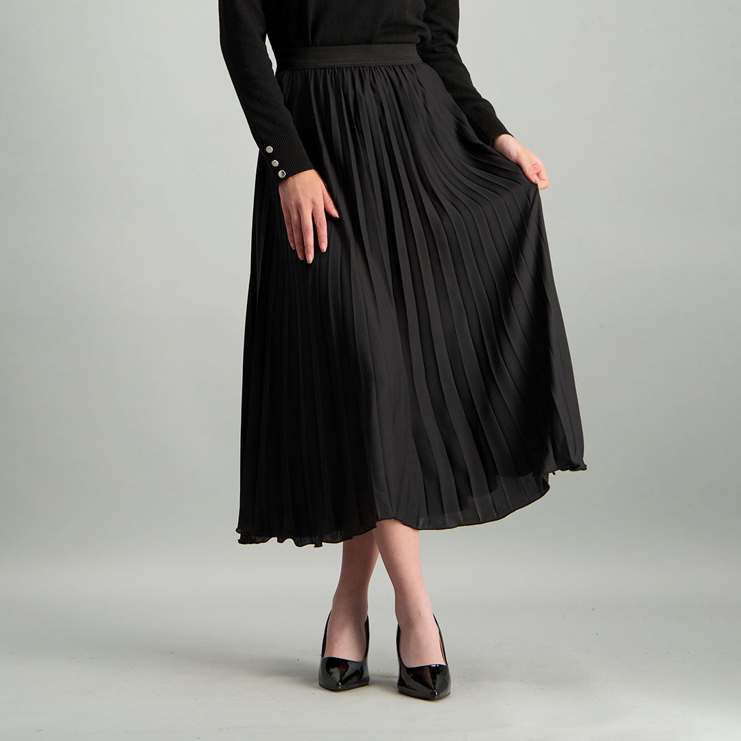 Pleated Satin Skirt - Fashion Fusion 269.99 Fashion Fusion