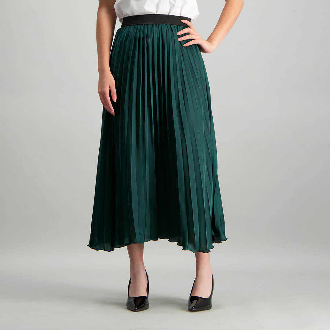 Pleated Satin Skirt - Fashion Fusion 269.99 Fashion Fusion