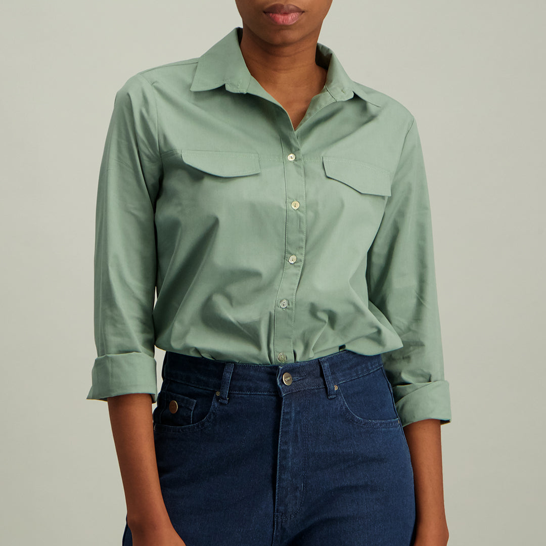 Ciarra Button Front Shirt - Fashion Fusion 249.00 Fashion Fusion