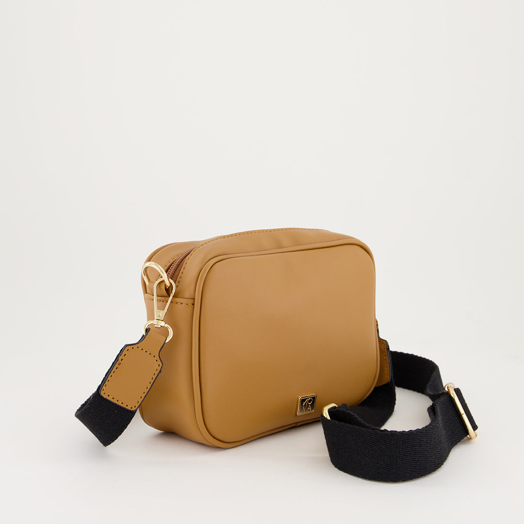 Nova Rectangular Crossbody Bag.Quilt Design.Nylon Strap - Fashion Fusion 129.00 Fashion Fusion