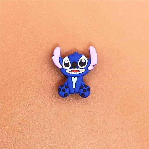 stitch croc charm