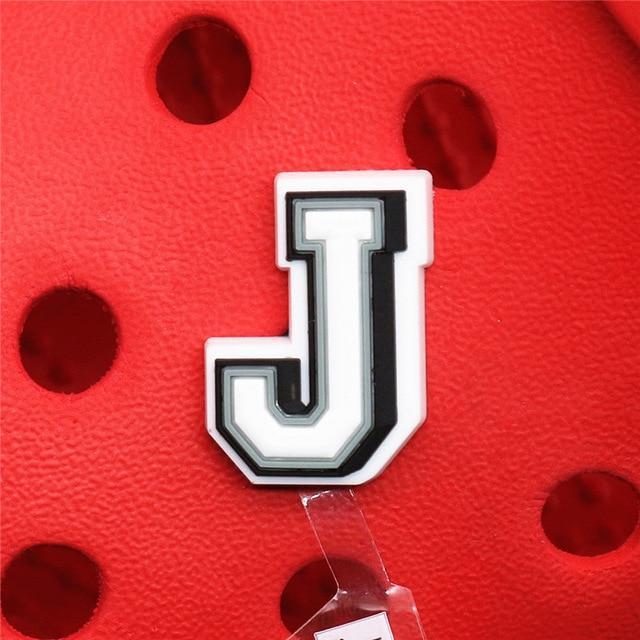 letter j croc charm