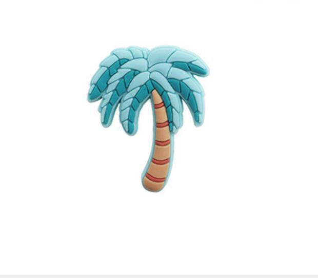 Premium Palm Tree Croc Charm — Little 