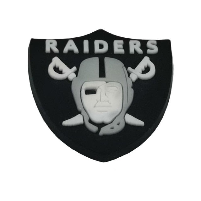 raiders croc charms