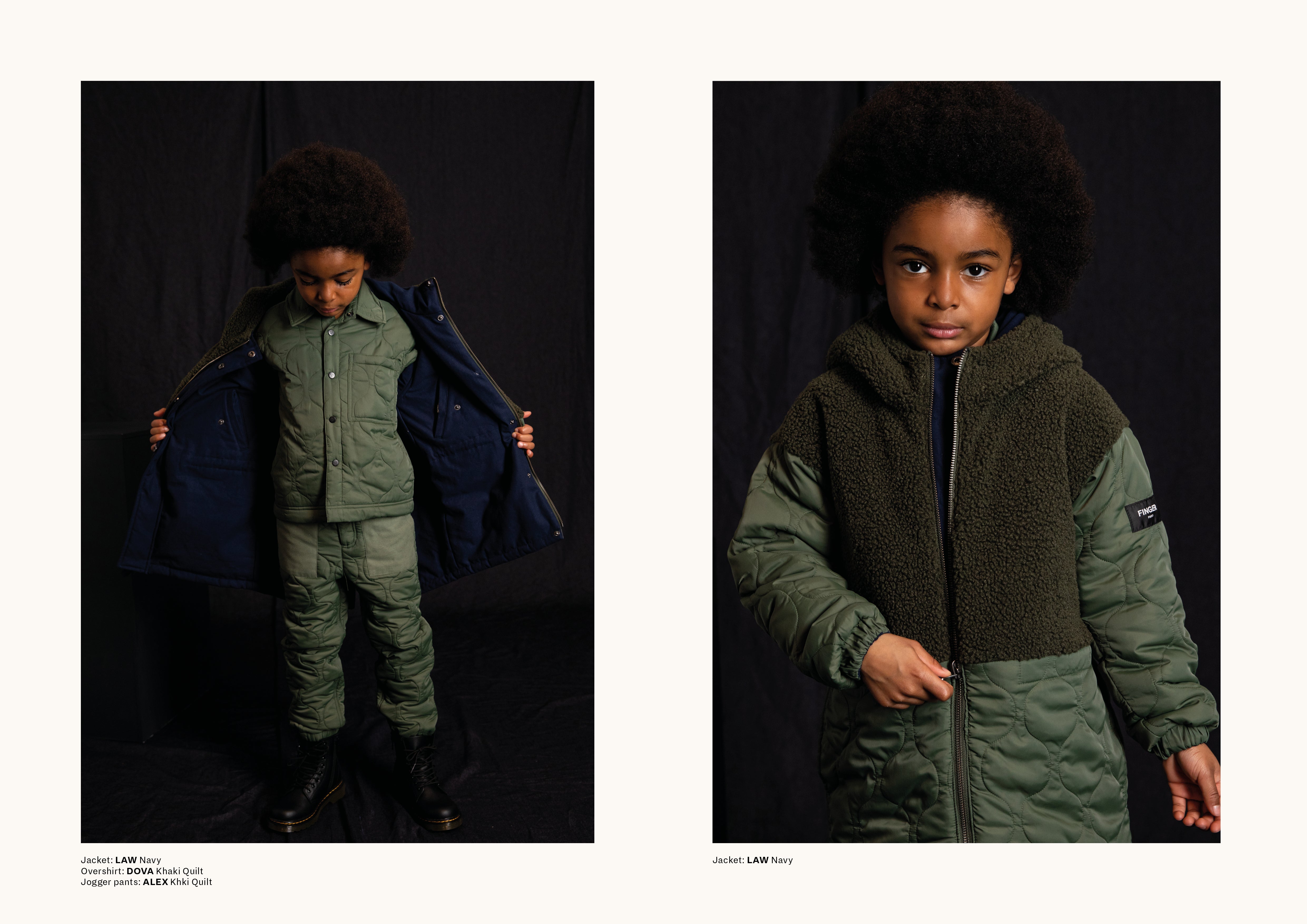 FINGER DENIM Fall Winter 2021-22 LOOKBOOK kidswear