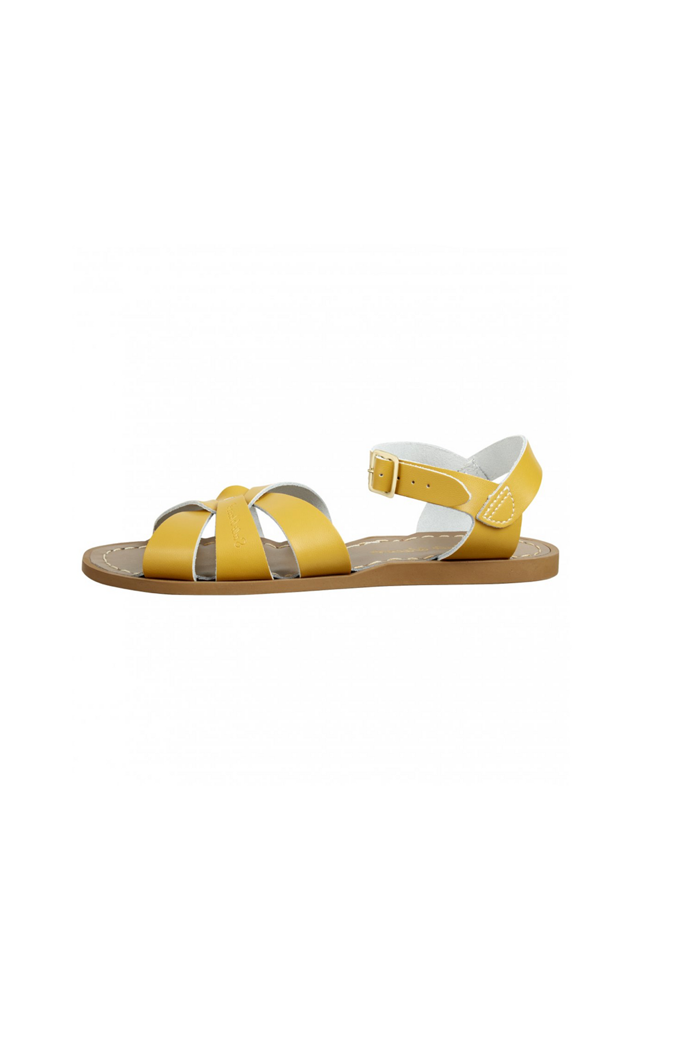 saltwater mustard sandals