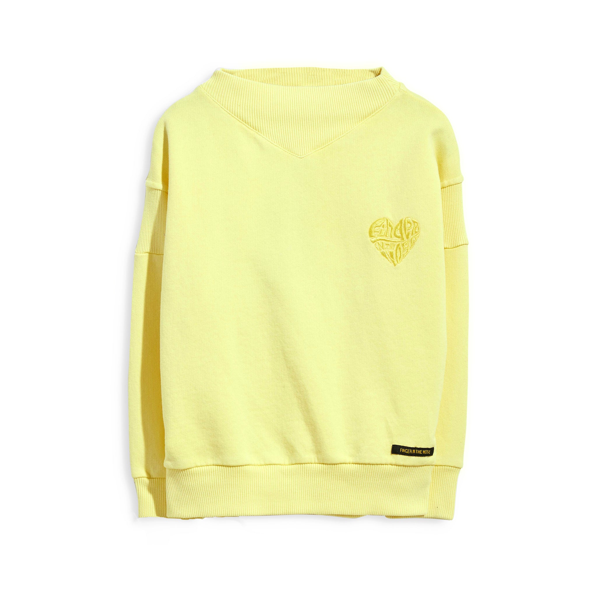 pale yellow sweatshirt