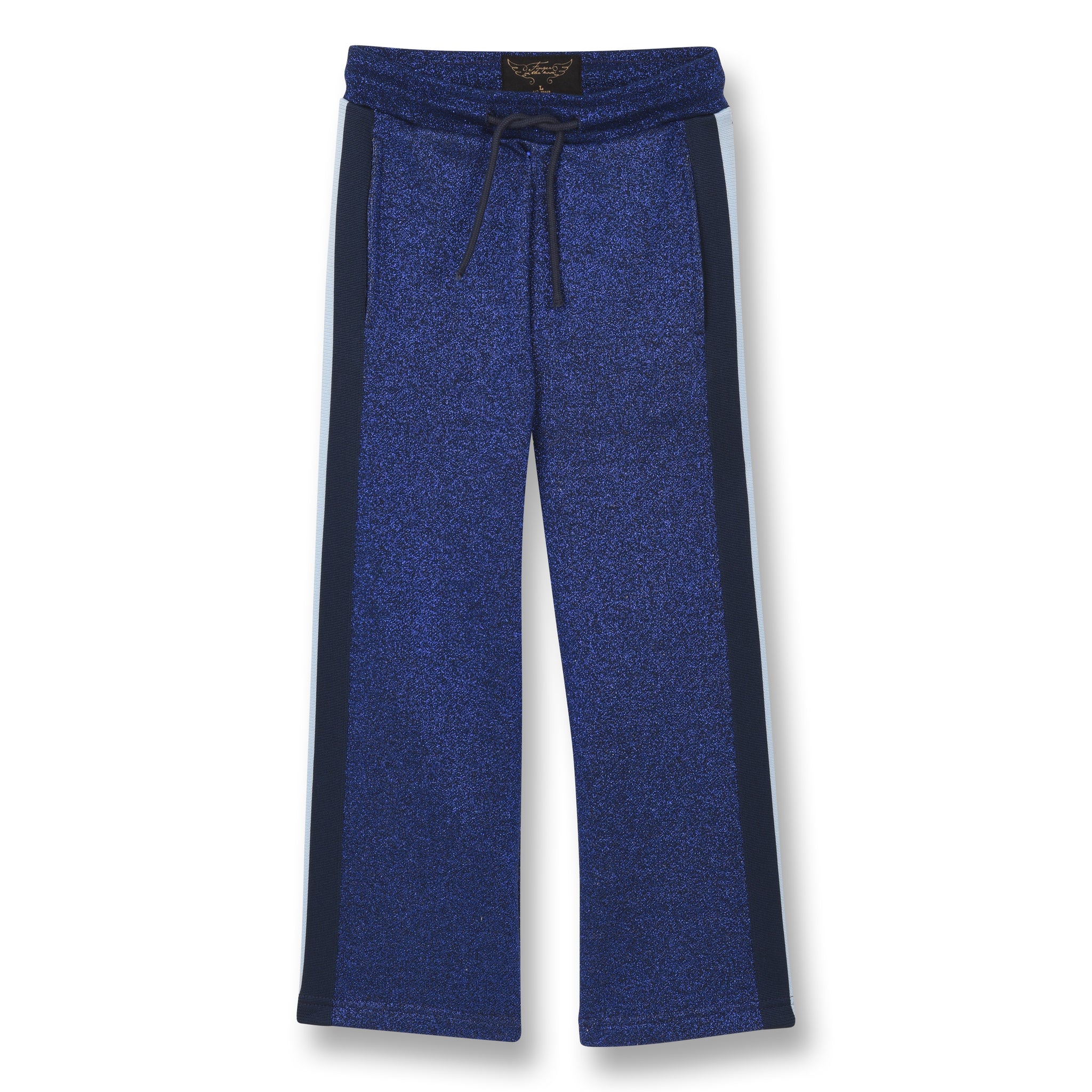 blue jogging pants