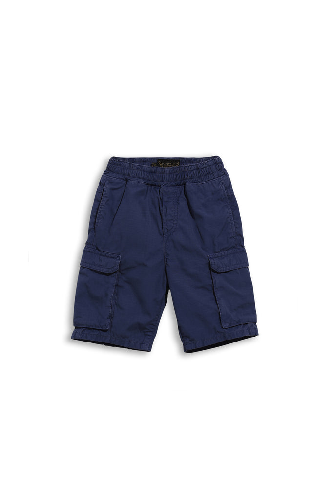 full blue cargo shorts