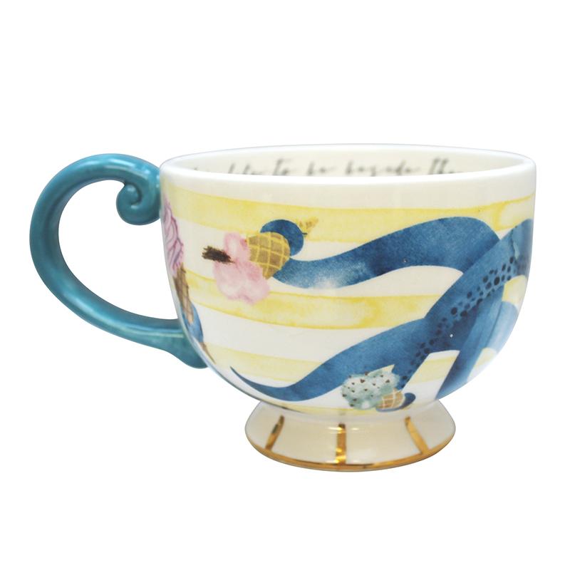 By The Sea Octopus Tea Cup With Gift Box