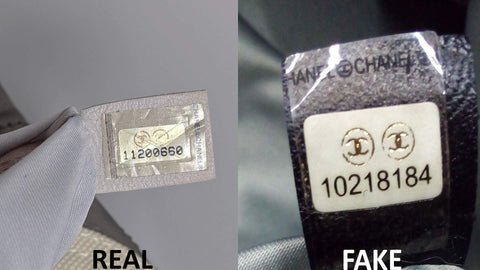 COMPARING CHANEL AUTHENTICITY CARDS - FAKE VS REAL 