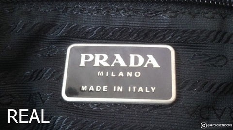 We Authenticate Prada - REAL AUTHENTICATION