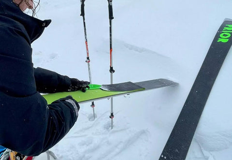 how to remove splitboard ski skins shorty