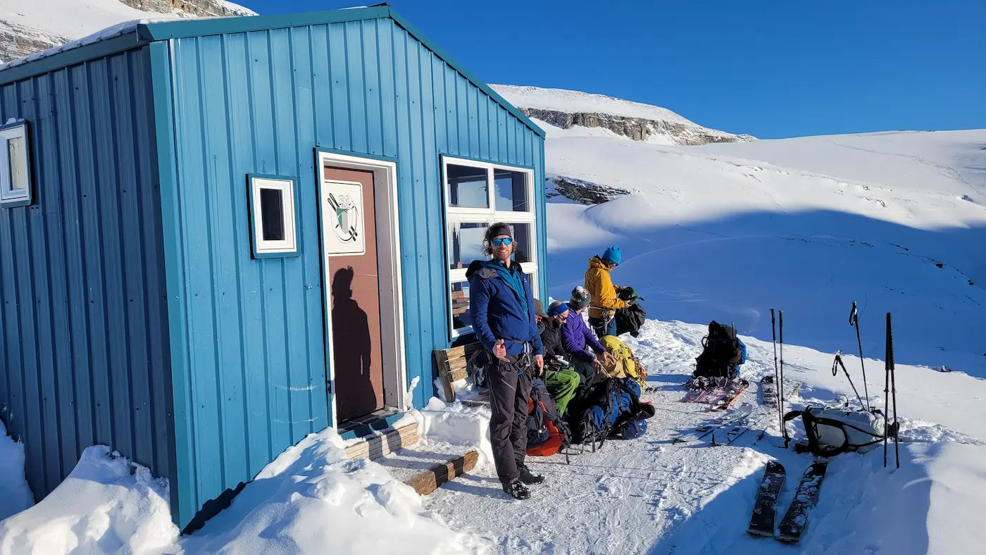 wapta traverse ski tour hut