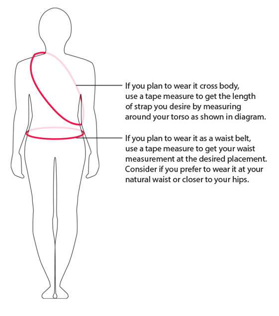 how to measure belt bag