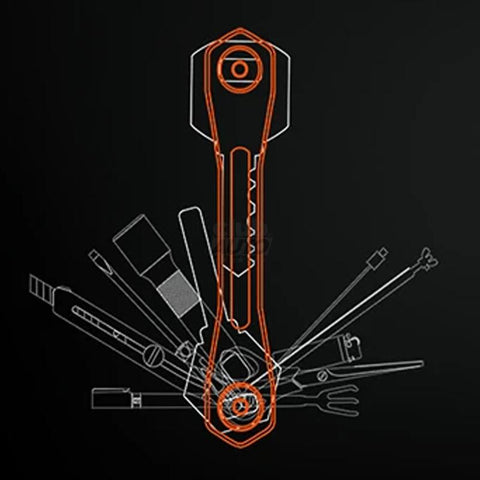 SimpleKey™ - Chaveiro Canivete Inteligente de Bolso Invisível tecnologia club do auto