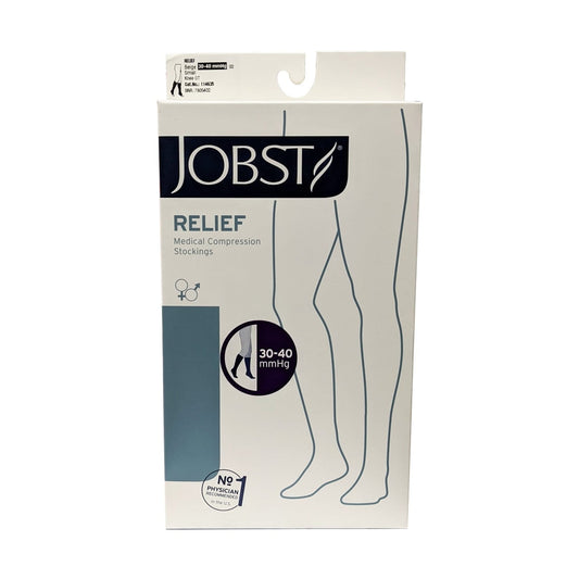 JOBST Relief Compression Stockings 30-40 mmHg Waist High Open Toe