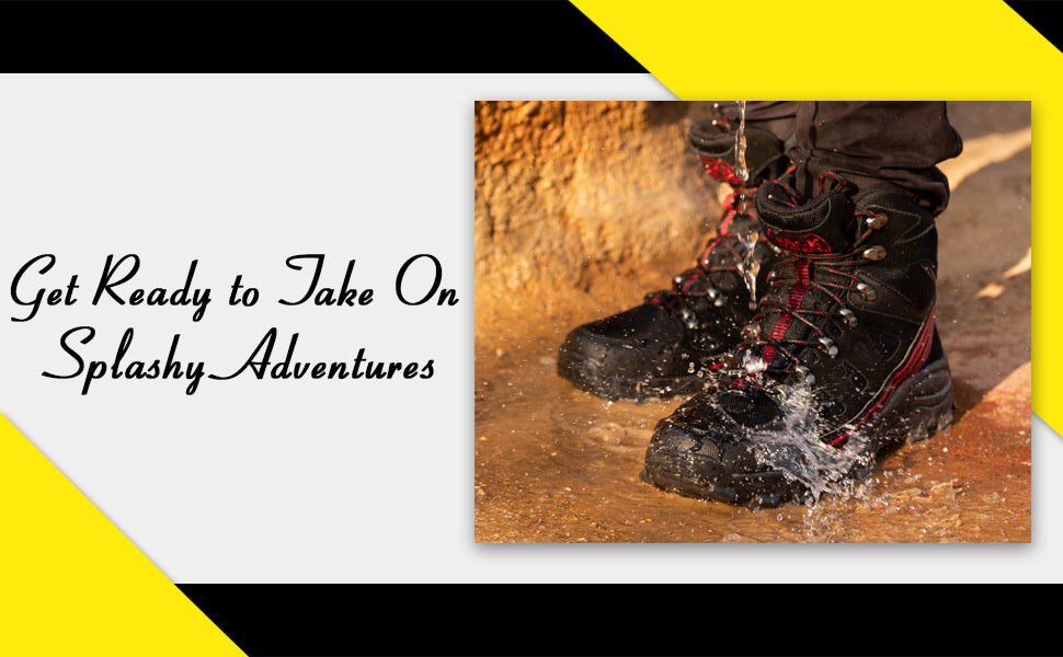 Waterproof hiking boots by Jack Walker lightweight outdoor wear