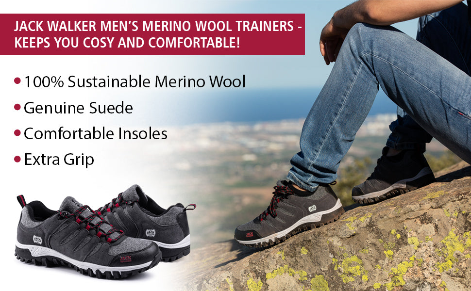 Merino Wool Trainers keeps you cosy and comfortable.