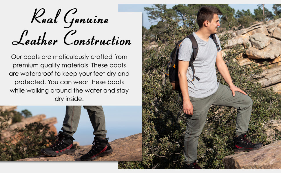 Our waterproof outdoor boots are perfect for your next adventure; walking hiking,hunting camping