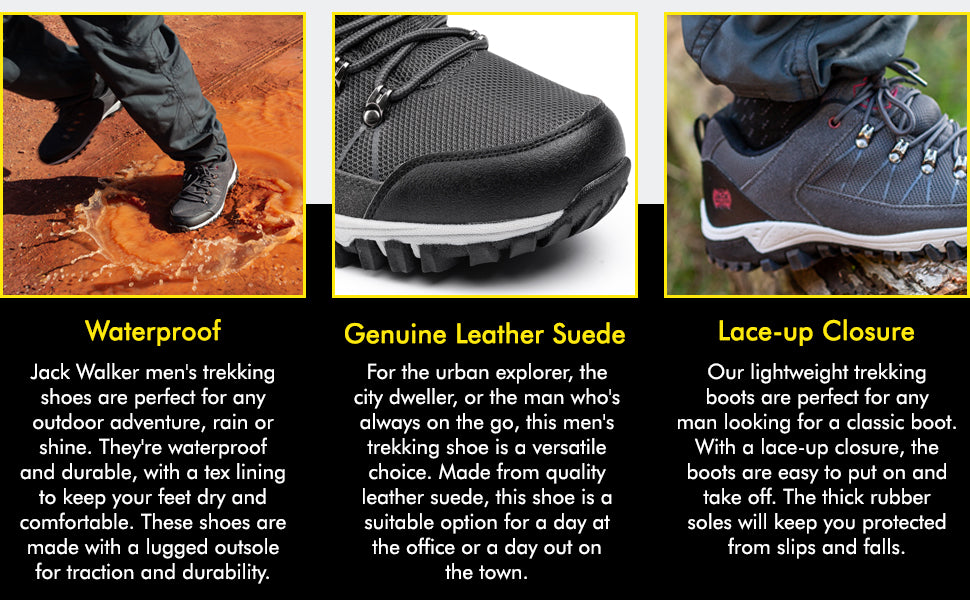 Our Men’s hiking boots is perfect for any casual hiker.
