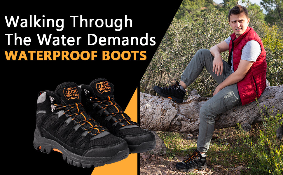 Walking Boots Durable Hiking Trekking Comfortable Lightweight Breathable –  Jack Walker