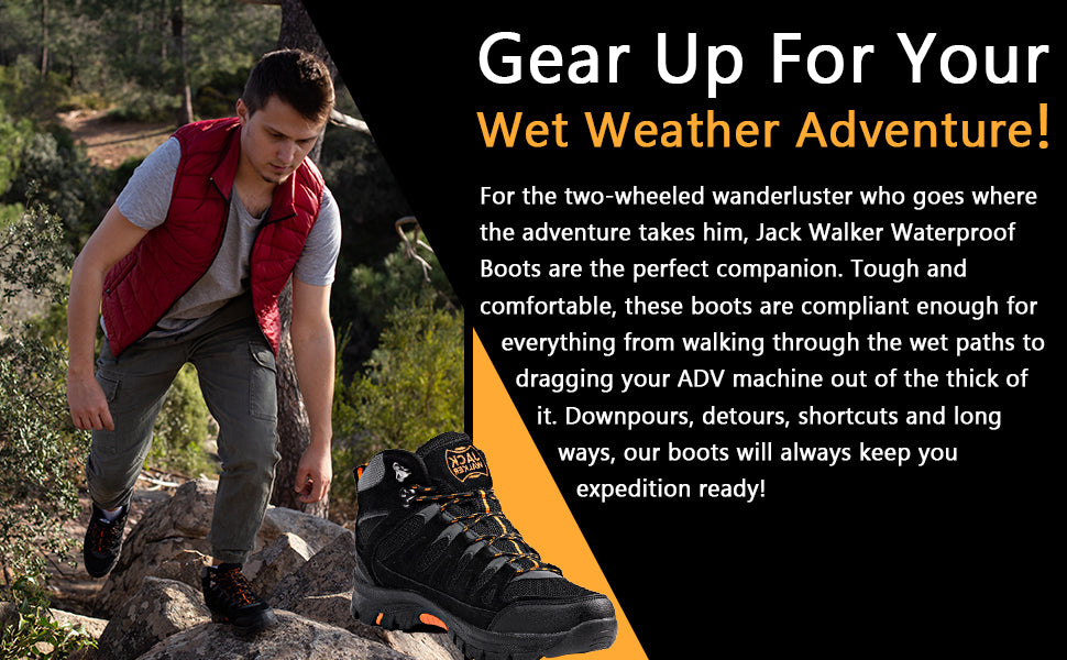 These lightweight waterproof boots are perfect for your next outdoor adventure camping walking
