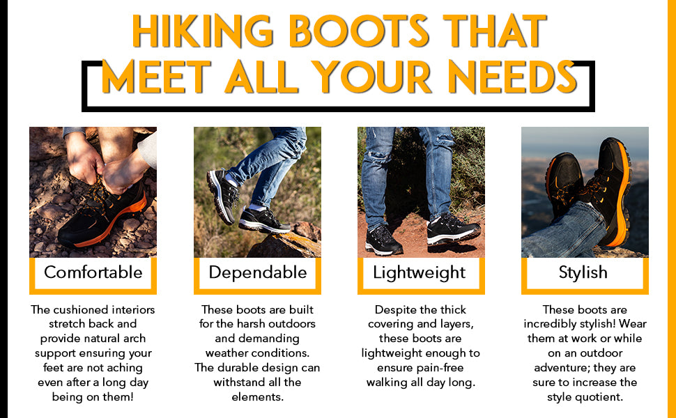 These waterproof boots for hiking are lightweight, stylish and ready to take on the challenges