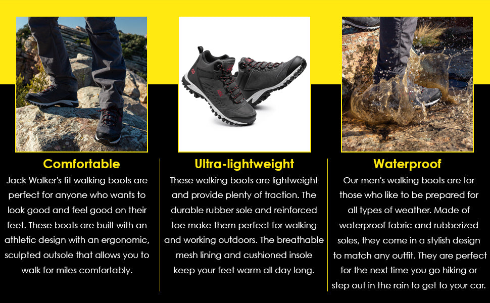 These waterproof hiking shoes are comfortable and durable for any activity