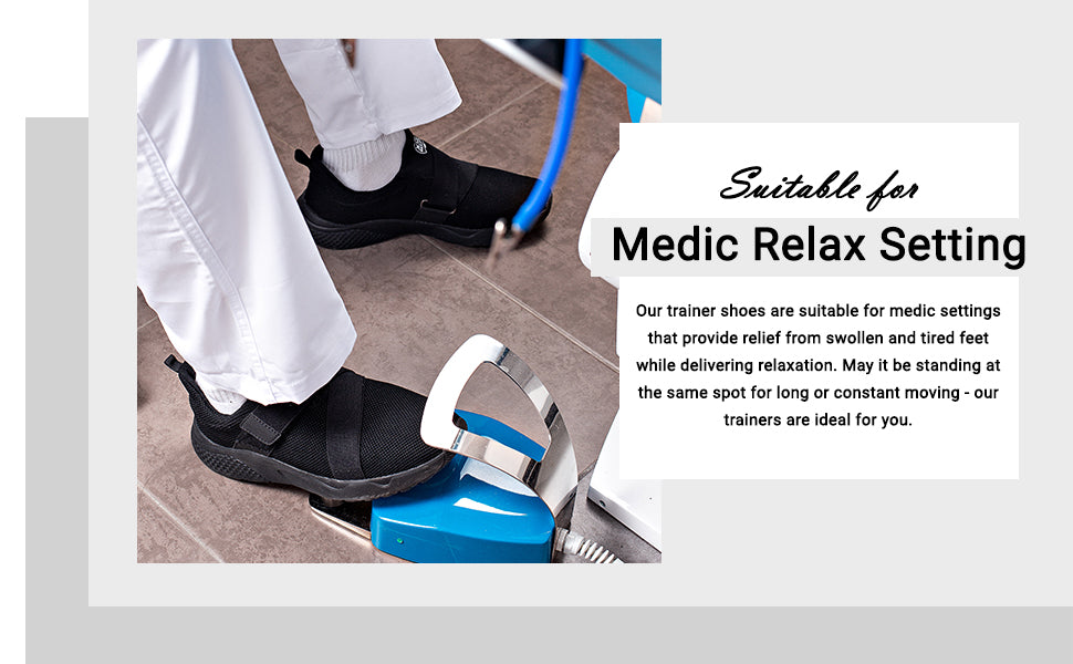 versatile trainer that enables you to freely walk around wet surfaces and stay dry inside