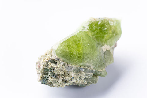 uncut peridot gemstone