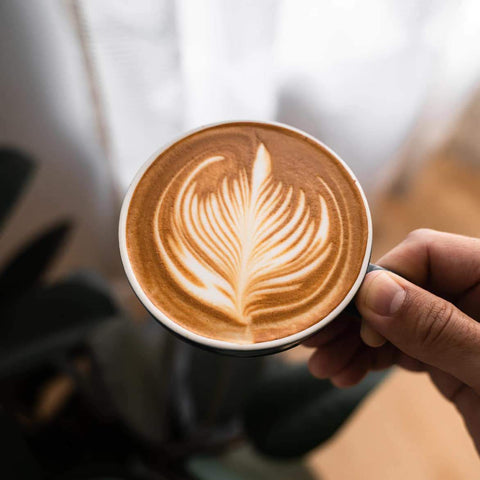 Kopje koffie op de juiste koffietemperatuur