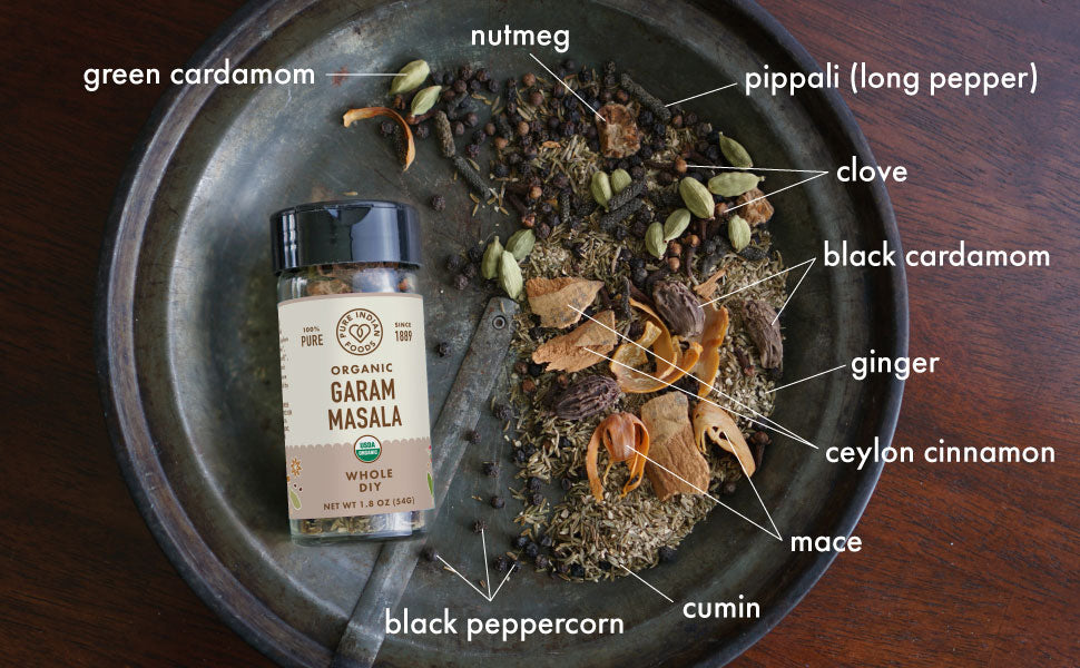 Certified Organic Exotic Whole Garam Masala