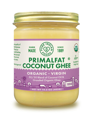 Organic PRIMALFAT™ Virgin Coconut Oil & Grass Fed Ghee