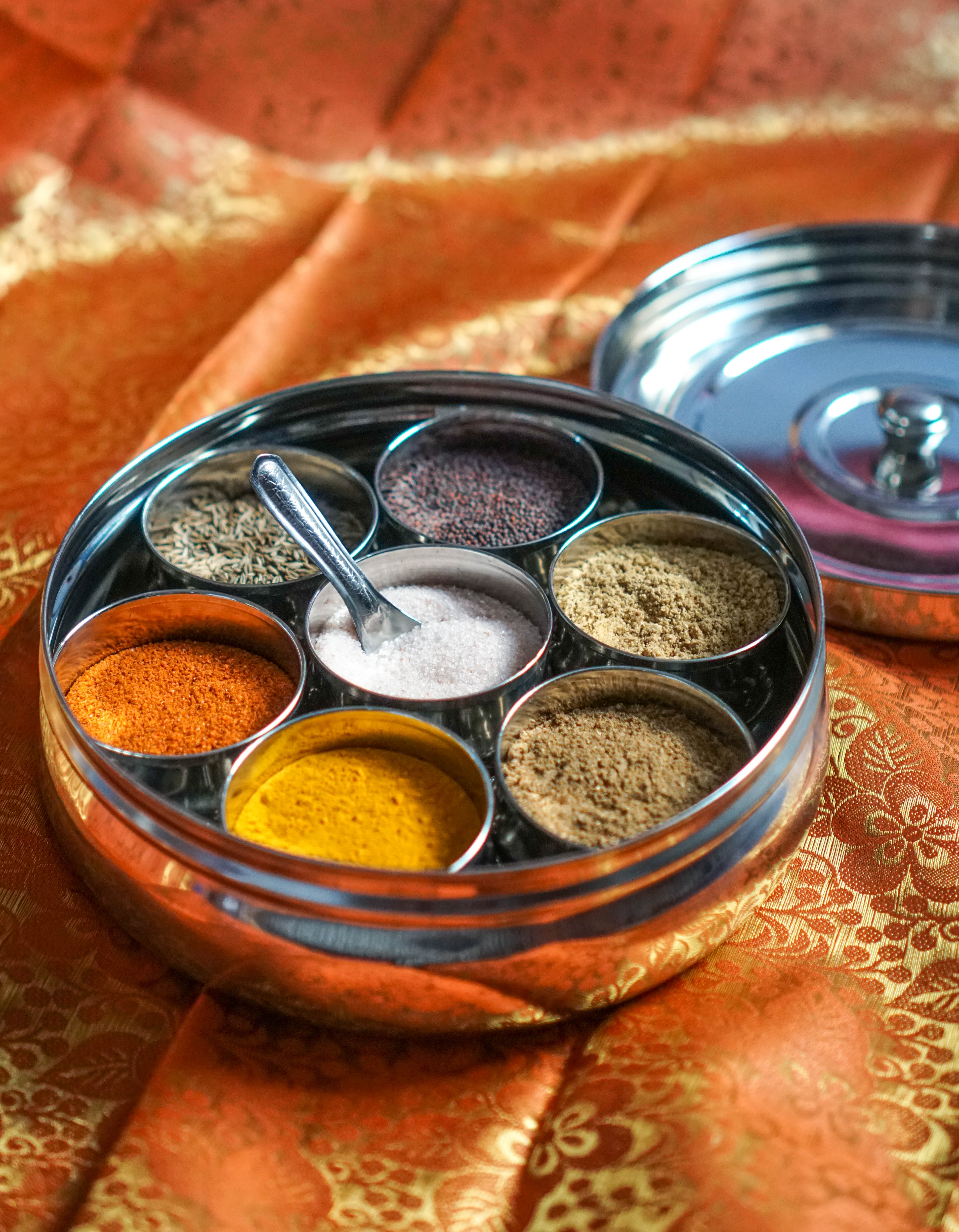 Masala Dani (Spice Rack), Stainless Steel – Pure Indian Foods