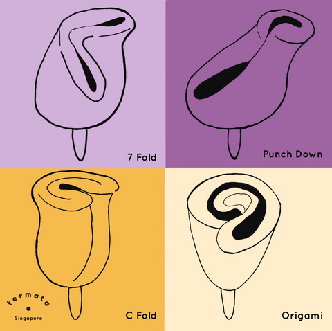 menstrual cup folds