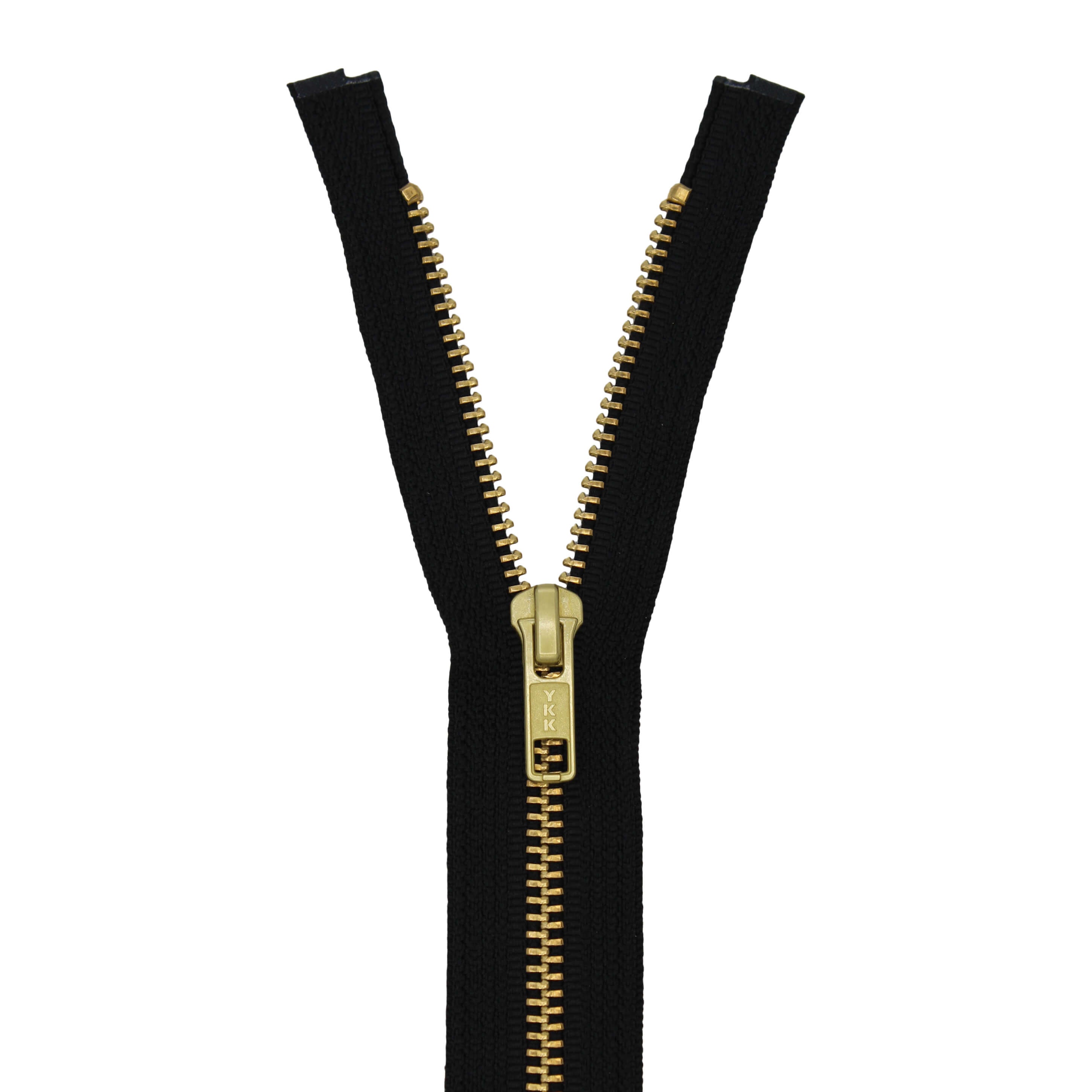 BRASS READY-MADE YKK METAL ZIPPERS – Quality Thread & Notions