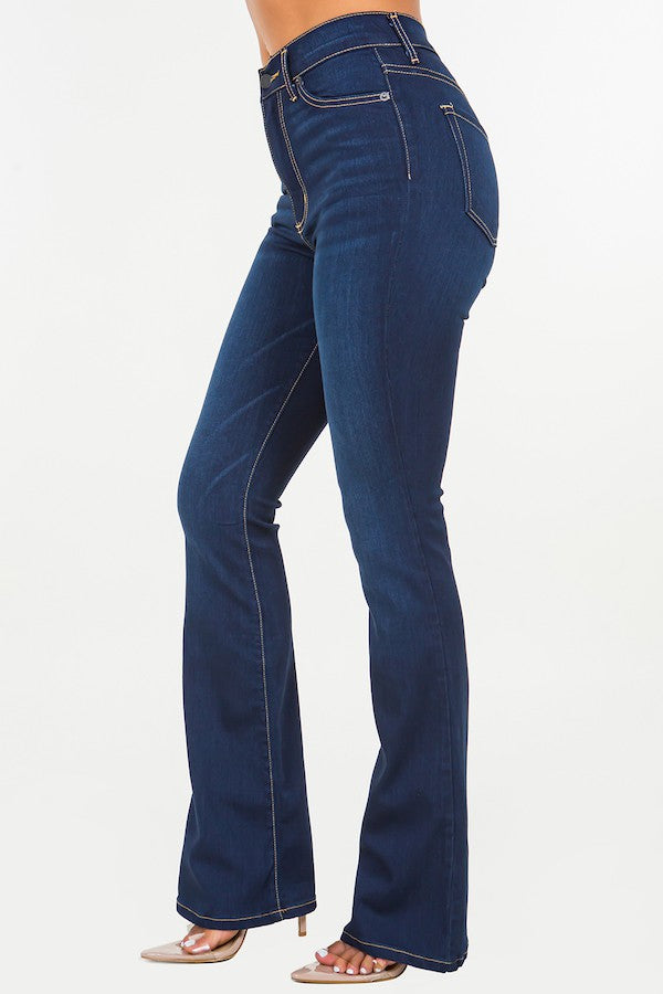 Classic Bell Bottom Jean in Dark Blue – GJG DENIM