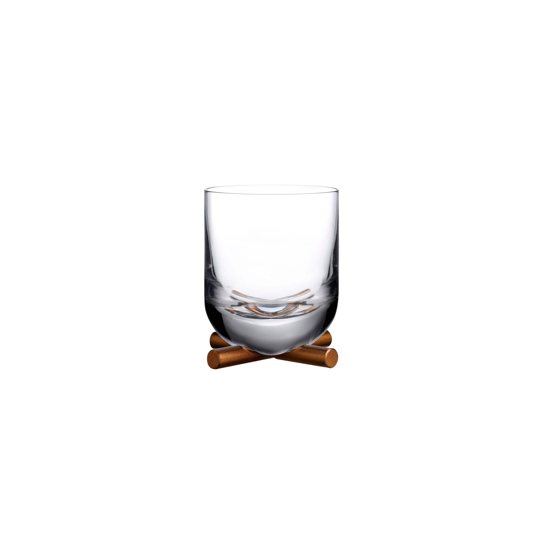 Pottery Barn Finesse Grid Crystal Drinking Glasses - Set of 4
