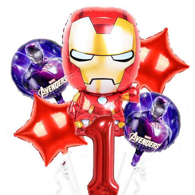 Ballon Joyeux Anniversaire Super Heros Globos Soiree A Theme