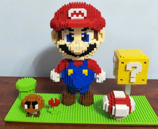 Mini Mario Lego Building Blocks Set