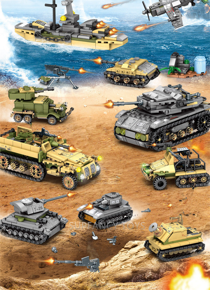 1061 Pcs Tank Lego Set