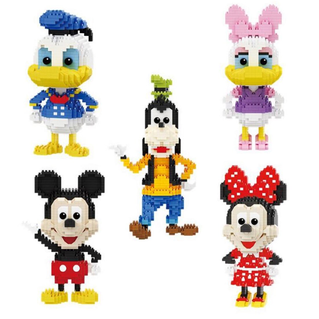 Disney Character Figures Lego Building Blocks