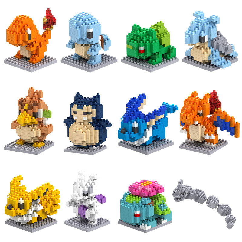 Mini Pokemon Characters Lego Set