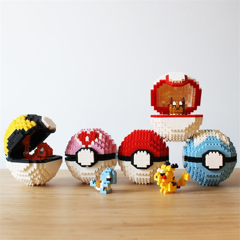 Pokeball Lego Building Blocks Set