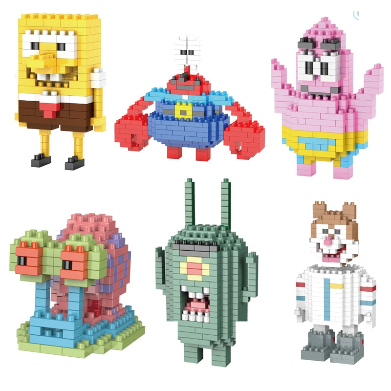 SpongeBob SquarePants Lego Building Blocks Set