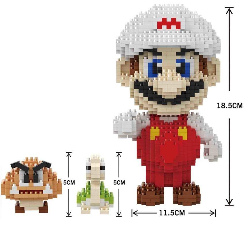 Super Mario Character Micro Cartoon Blocks Set